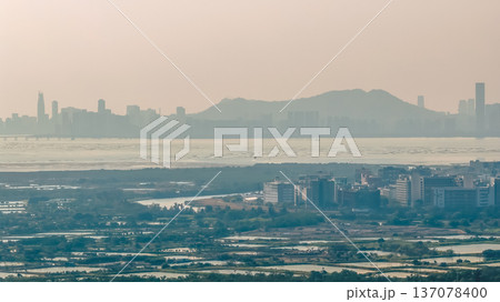 Mai Po wetland habitat showcasing Hong Kong protected nature reserve Feb 18 2026 Mai Po wetland habitat showcasing Hong Kong protected nature reserve Feb 18 2026 137078400