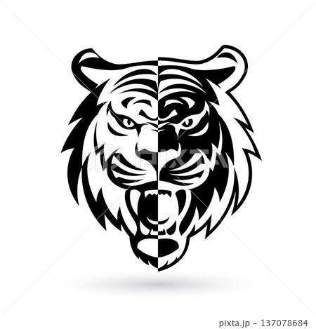 Tiger Mascot Logo 137078684