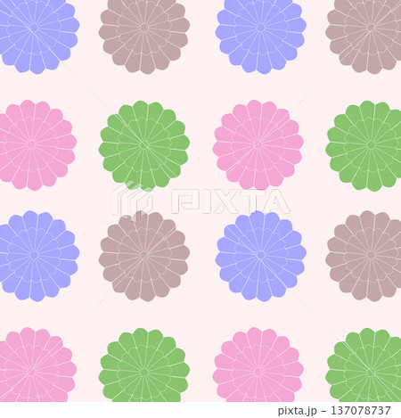 和柄＿菊の文様＿着物柄＿02 137078737