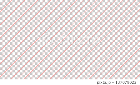 Hand-drawn red diagonal stripe texture - simple diagonal stripe pattern background material - 16:9 137079022