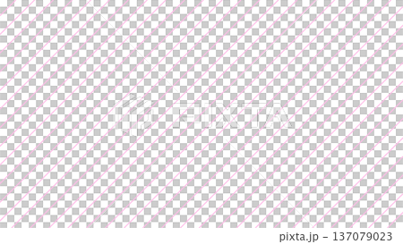 Hand-drawn pink diagonal stripe texture - simple and cute diagonal stripe pattern background material 137079023