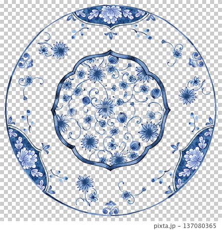 Blue and white porcelain 137080365