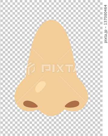 可愛的畸形鼻子插畫素材 137080464