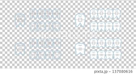 矯正牙齒的簡單示意圖 137080616