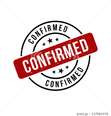 Confirmed Stamp, Confirmed Grunge Round Sign Confirmed Stamp, Confirmed Grunge Round Sign 137082476