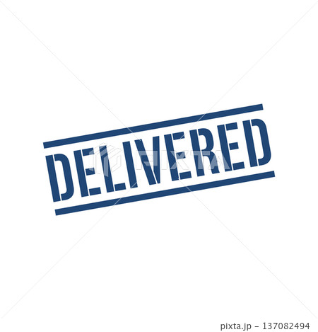 Delivered Stamp, Delivered Grunge Square Sign Delivered Stamp, Delivered Grunge Square Sign 137082494
