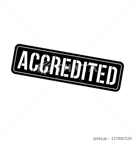 Accredited Stamp, Accredited Grunge Square Sign Accredited Stamp, Accredited Grunge Square Sign 137082520