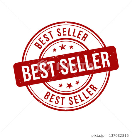 Best Seller Stamp, Best Seller Grunge Round Sign 137082816