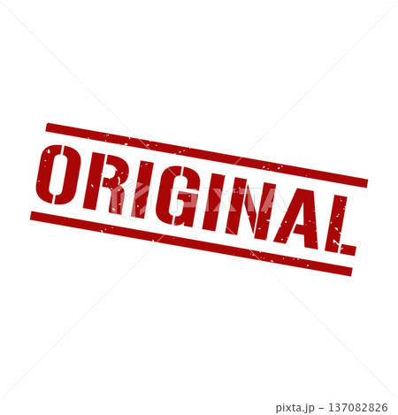 Original Stamp, Original Grunge Square Sign 137082826
