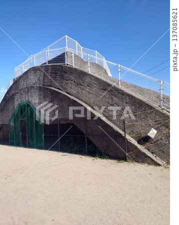 掩体壕　掩体壕跡　戦争遺構  (長崎県大村市／下原口公園) 137085621