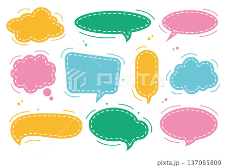 Comic speech bubble_06 Comic speech bubble_06 137085809