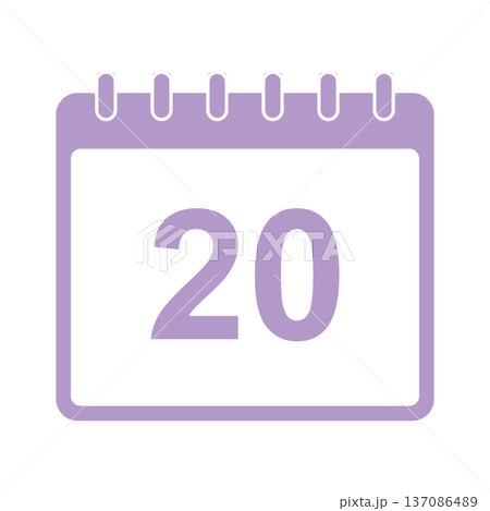 Calendar showing the date 10 137086489