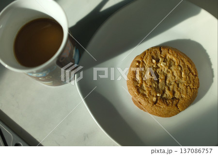 Homemade Cookies and Biscuits on Rustic Table Homemade Cookies and Biscuits on Rustic Table 137086757