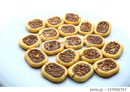 Homemade Cookies and Biscuits on Rustic Table Homemade Cookies and Biscuits on Rustic Table 137086767