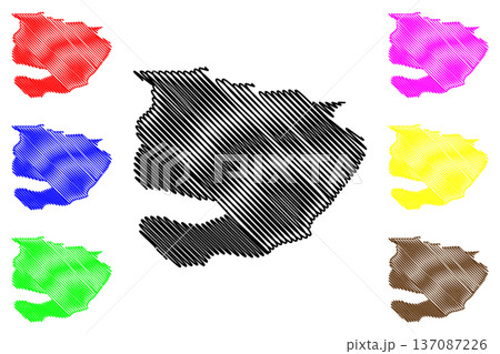 Pioneer island (Russia, Russian Federation, Severnaya Zemlya archipelago) map vector illustration, scribble sketch Pioneer map Pioneer island (Russia, Russian Federation, Severnaya Zemlya archipelago) map vector illustration, scribble sketch Pioneer map 137087226