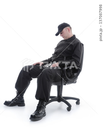 Sleeping guard Sleeping guard 137087998