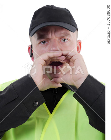 Policeman calling out 137088000