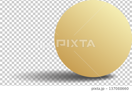 Gold paper circle and shadow Gold paper circle and shadow 137088660
