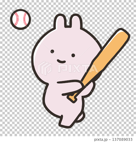 兔子在打棒球 兔子在打棒球 137089033