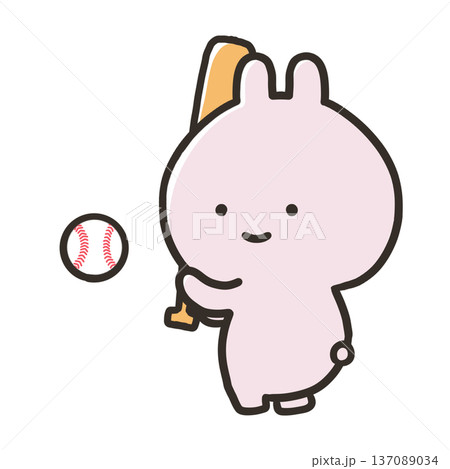 バッターのうさぎ バッターのうさぎ 137089034