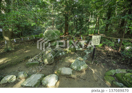 気多大社　むすび石　石川県羽咋市 137089870