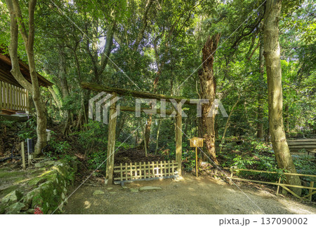 気多大社　入らずの森　楊田神社　石川県羽咋市 137090002