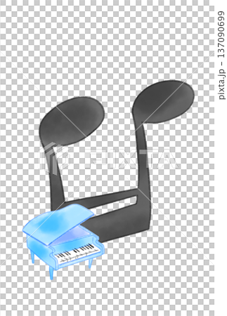 鋼琴音符 137090699