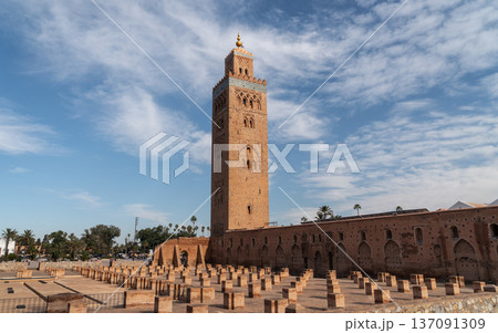 Koutoubia Mosque Landmark in Marrakesh 137091309