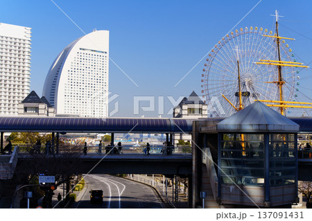 横浜・みなとみらい 桜木町駅周辺の風景 横浜・みなとみらい 桜木町駅周辺の風景 137091431