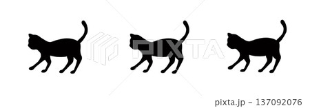 歩く三匹の猫 歩く三匹の猫 137092076