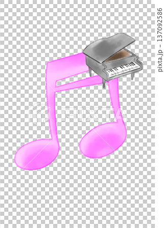 鋼琴音符 137092586