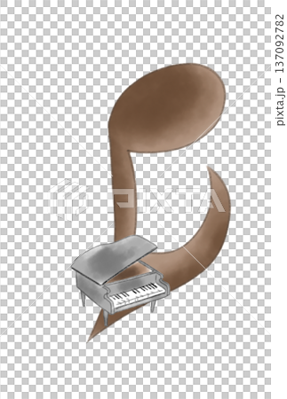 鋼琴音符 137092782