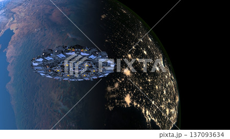 地球とUFO 137093634