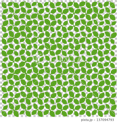 Leaf motif wallpaper illustration 137094793