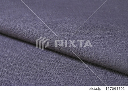 dark beige hemp viscose natural fabric cloth color; sackcloth rough texture of textile 137095501
