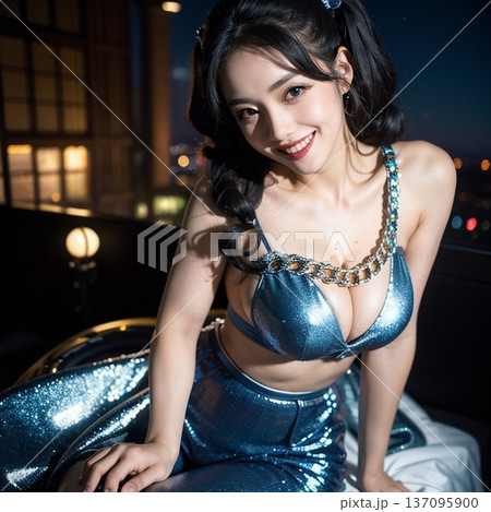 ドレスアップ。夜の　笑顔！！ 137095900