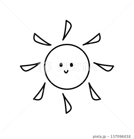 cute sun doodle happy cute sun doodle happy 137096838