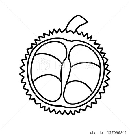 durian outline icon durian outline icon 137096841