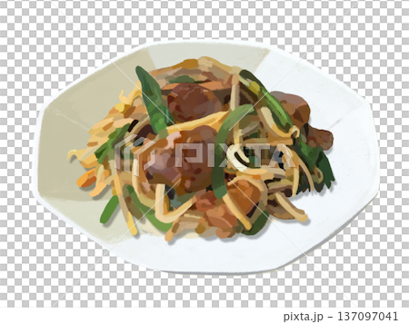 炒肝韭菜（中式菜媽木） 137097041