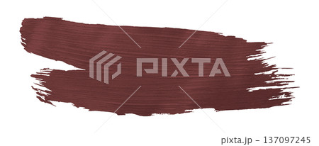 brown watercolor background. Artistic hand paint. Isolated on transparent background. 137097245