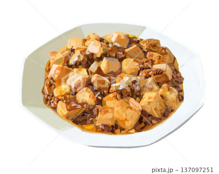 麻婆豆腐（八角皿） 137097251