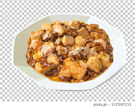 麻婆豆腐（八角皿） 137097251