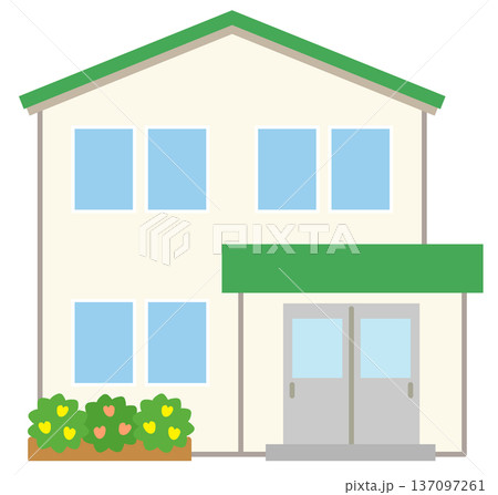 街の施設　店舗　家　お店 137097261