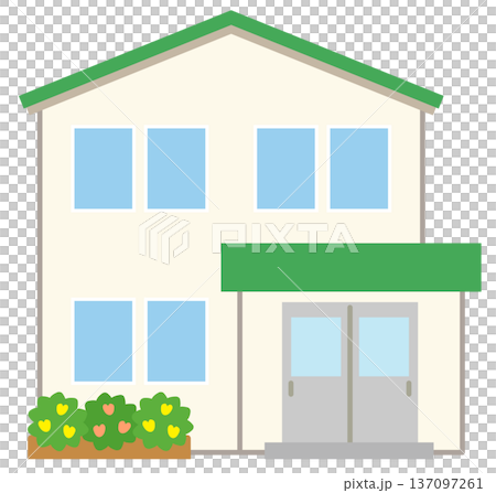 街の施設　店舗　家　お店 137097261