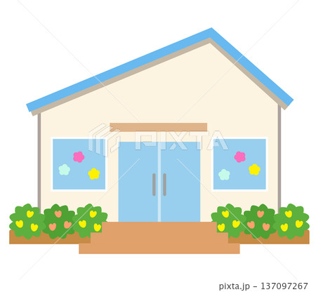 街の施設　店舗　家　お店 137097267