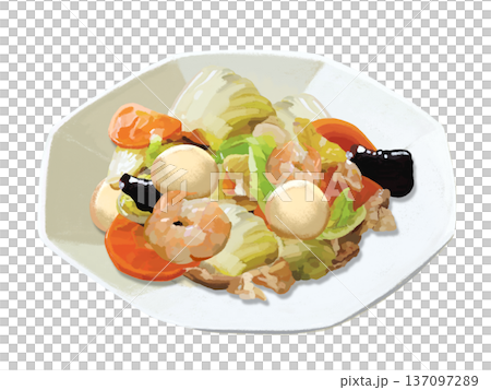 八宝菜（八角皿） 137097289