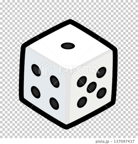 Dice illustration Dice illustration 137097437