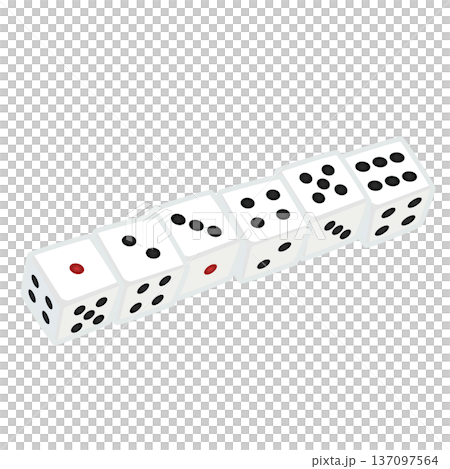 Dice illustration Dice illustration 137097564