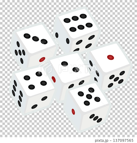 骰子插圖 137097565