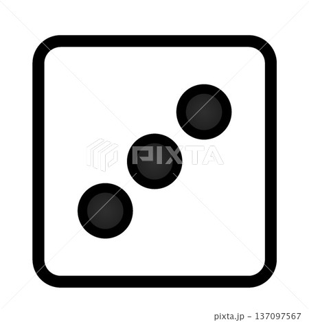 サイコロのイラスト 137097567